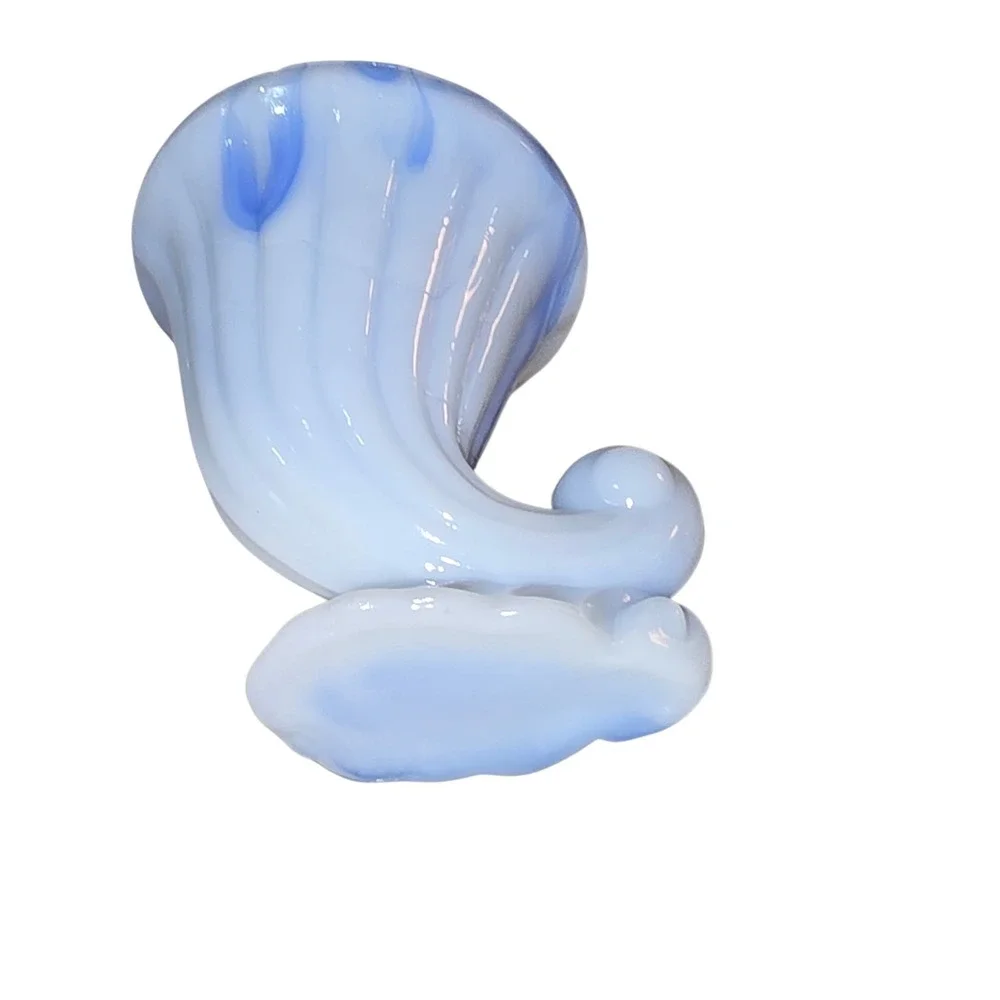 Akro Agate vintage blue